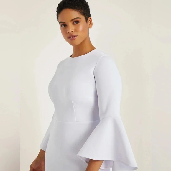 NWT Eloquii Flare Sleeve Scuba Plus Size Dress - Picture 2 of 7